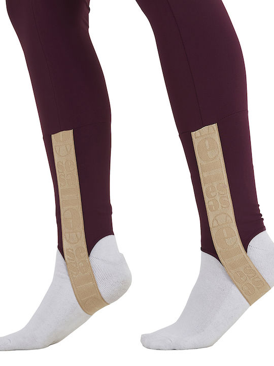Apennines Women's Long Training Legging High Waisted Purple