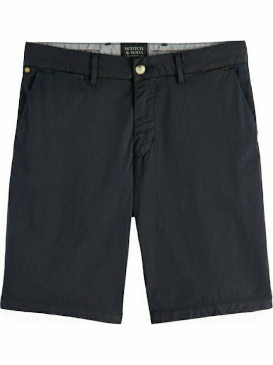 Stuart Men's Chino Slim Fit Shorts Navy Blue