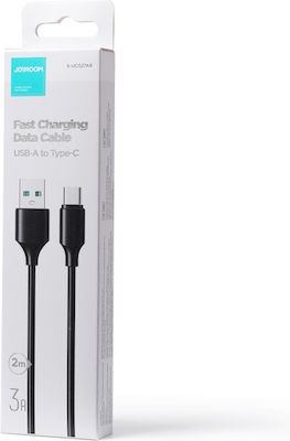 Joyroom S-UC027A9 USB 2.0 Cable USB-C male - USB-A male Black 2m