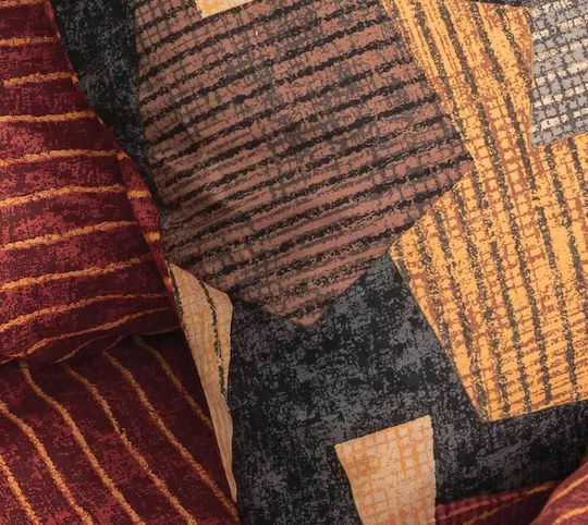 Palamaiki Sheet Sets King Size 265x260cm. Fashion Life FL6160 Orange 4pcs