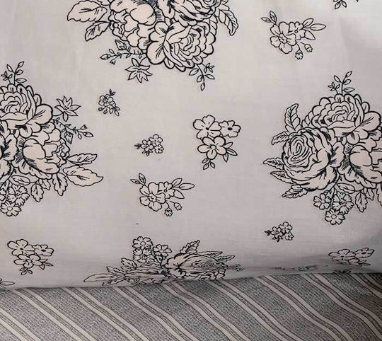 Palamaiki Bettwäsche-Set Überdoppel 240x260cm. Fashion Life FL6165 Weiß 4Stück