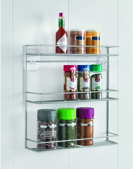 Metaltex Paprika Polytherm Organizatori Metalici Pentru Condimente Pe Bază Argintie