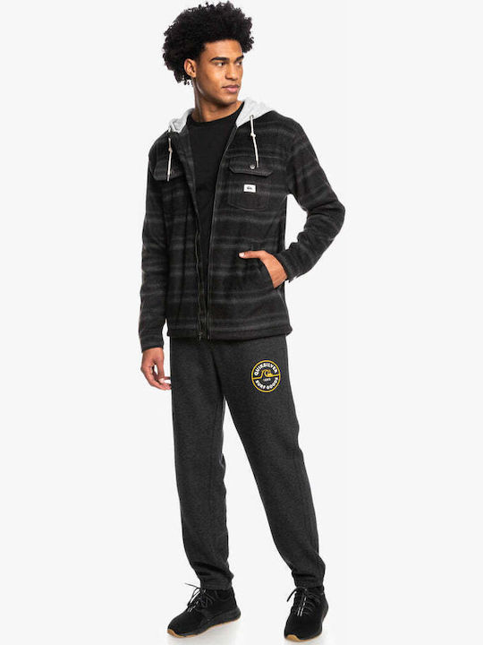 Super Swell Μακρυμάνικo Overshirt Καρό Μαύρο