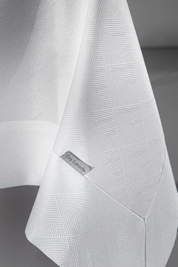 Guy Laroche Покривка за маса Motion Бял 160x320бр