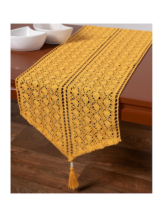 Silk Fashion Runner Cotton Knitted C210 Croque 32x160cm