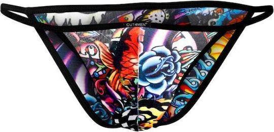 Cut4Men Herren Sexy Slip Schreibwaren Tattoo