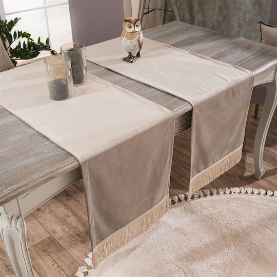 Teoran Ράνερ Velvet με Κρόσι 07 65x200εκ.