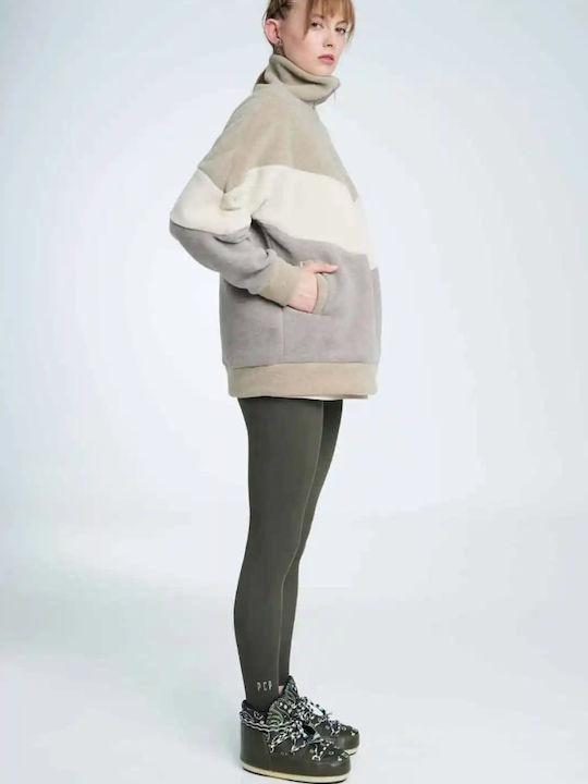 Alps Γυναικείο Μακρύ Κολάν με Fleece Επένδυση OLIVE