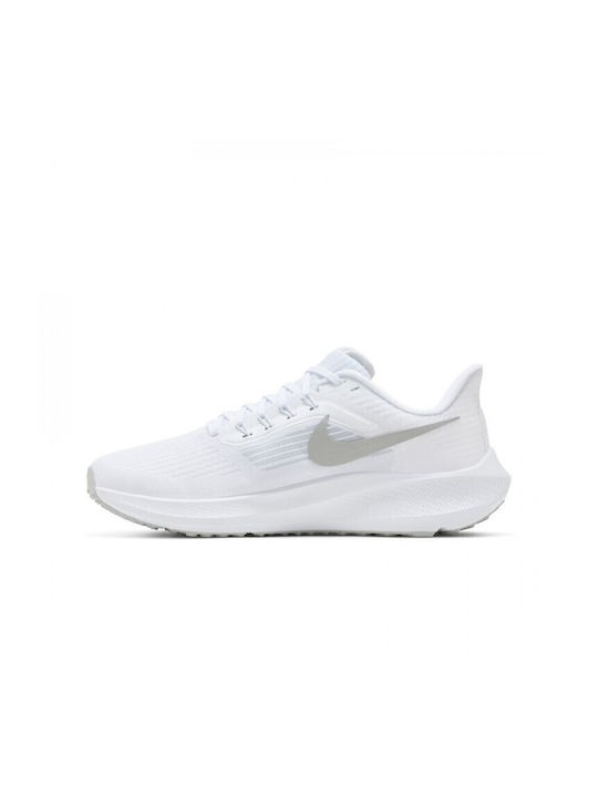 Air Zoom Pegasus 39 Sport Shoes Running White / Metallic Silver / Pure Platinum