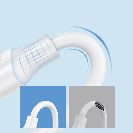 Joyroom S-UL012A9 Regular USB-A la Cablu Lightning Alb 2m