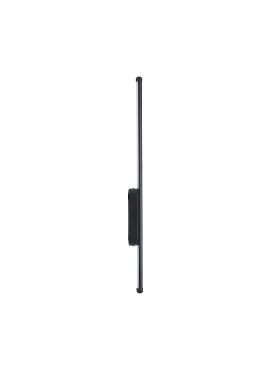 GloboStar Harlem Modern Lamp Wall with Integrated LED and Adjustable White Light Black 60x60cm