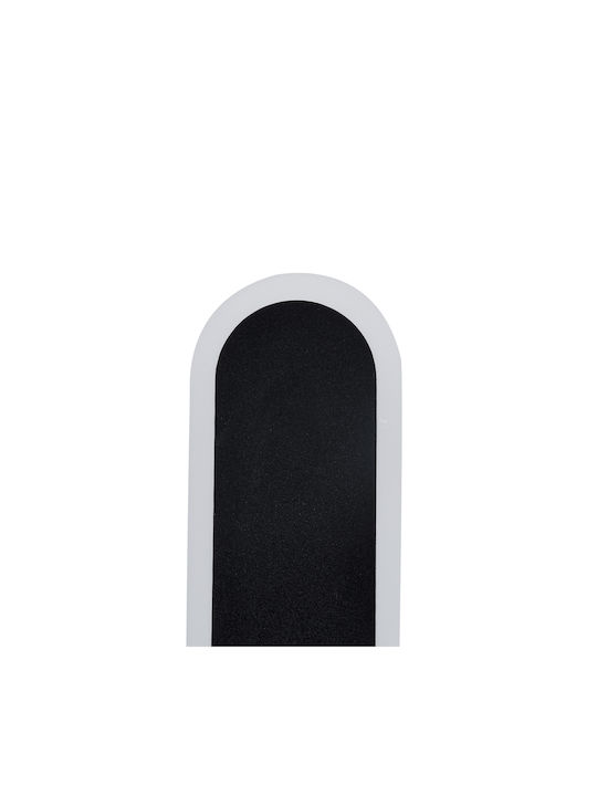 GloboStar Houston Modern Lamp Wall with Integrated LED and Adjustable White Light Black 100x100cm