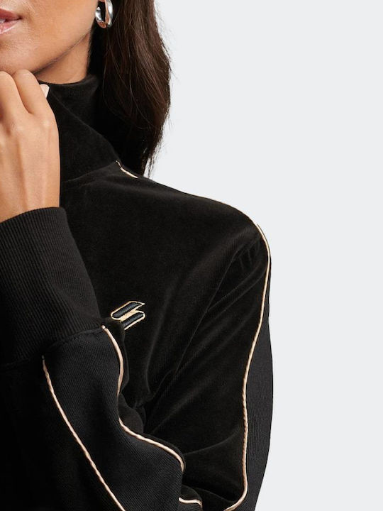 Code S Logo Damen-Trainingsjacke Schwarz