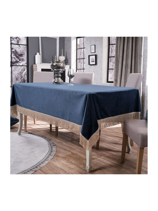 Teoran Velvet με Κρόσι Acrilyc Checkered Tablecloth 04 140x140cm