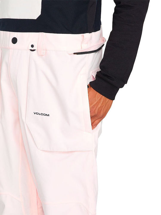 Volcom Roan Bib Overall G1352306-PYP Ανδρική Σαλοπέτα Σκι & Snowboard Ροζ