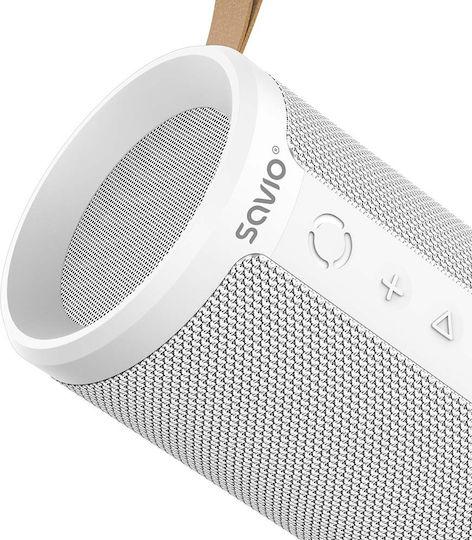 Savio BS-032 Ηχείο Bluetooth 10W με Διάρκεια Μπαταρίας έως 8.5 ώρες Λευκό