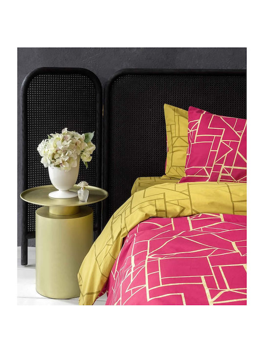 Nima Duvet Cover Set Single with Pillowcase 160x240 Allure Fuchsia