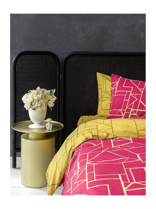 Nima Duvet Cover Set Single with Pillowcase 160x240 Allure Fuchsia