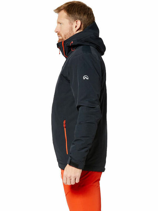 Northfinder Demetrius SL-BU-3503SNW-BLKORA/M Masculin Jachetă pentru Schi & Snowboard Negru/portocaliu