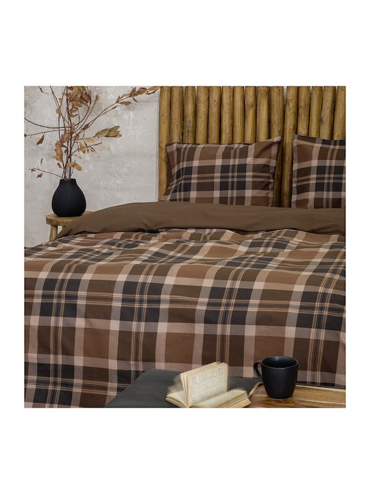 Nima Duvet Cover Set Cotton Single with Pillowcase 160x240 Madum Earth