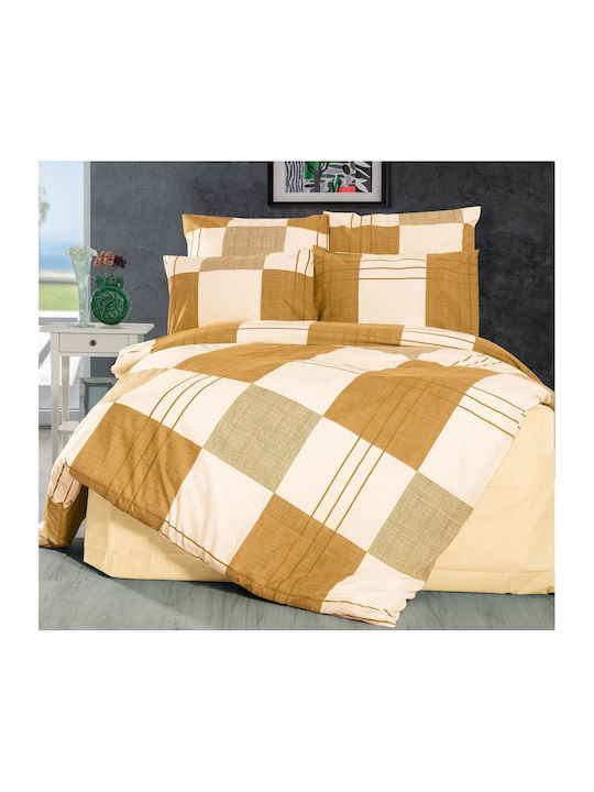 Dimcol Duvet Cover Single 160x240 Circe 437 Golden Beige