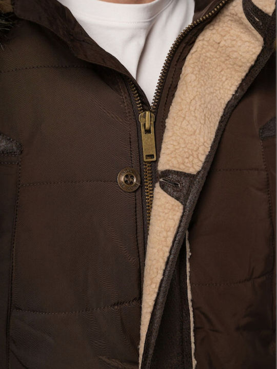 Inox jacket parka brown