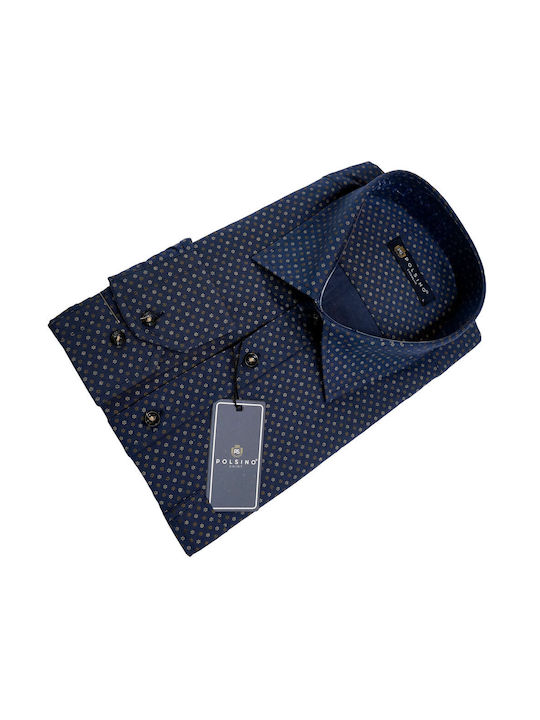 MEN'S SHIRT POLSINO PL-2990A BLUE