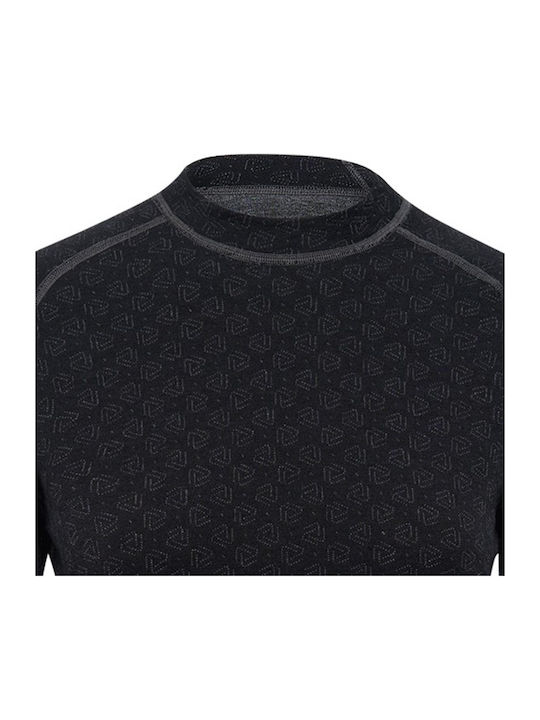 Thermowave Merino Extreme Γυναικεία Ισοθερμική Μακρυμάνικη Μπλούζα Μαύρη