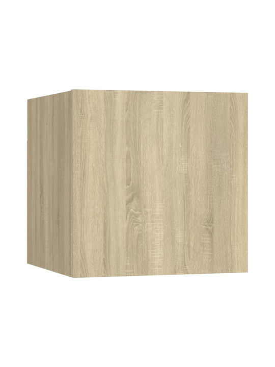 Living Room TV Unit Sonoma Oak 6pcs L80xW30xH30cm