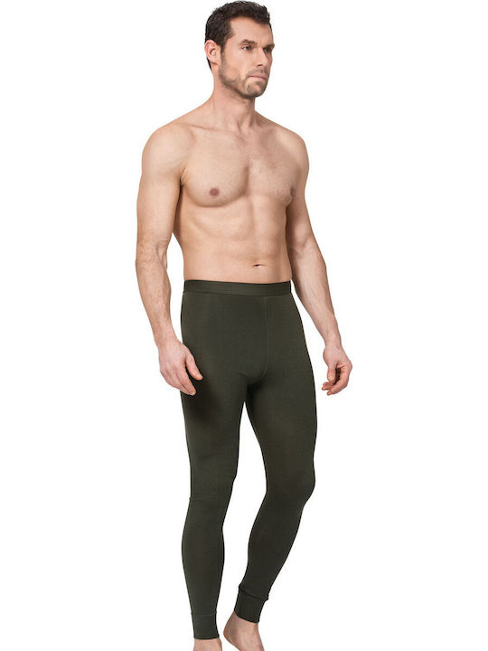 Namaldi Pantaloni termici pentru bărbați Verde