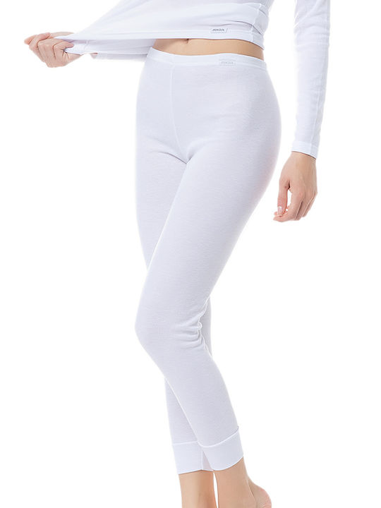 Minerva 90-91001 Damen Thermo Hose Weiß