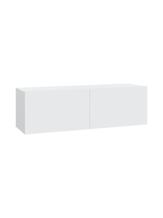 Living Room TV Unit White 4pcs L100xW30xH30cm