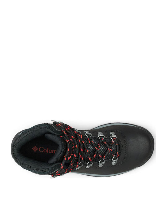 Columbia Newton Ridge Plus Мъжки Планински Боти Черни Poppy Red