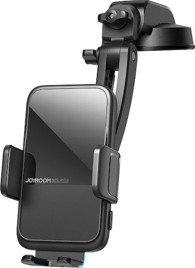 Joyroom JR-ZS298 Car Mobile Mount with Adjustable Hooks and Wireless Charging Black