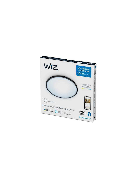 WiZ Round Outdoor LED Panel 14W with Warm to Cool White Light 24.2cm