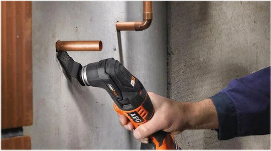 AEG Tools OMNI 18C LI-202 BKIT1X Παλινδρομικό Πολυεργαλείο 18V 2x2Ah