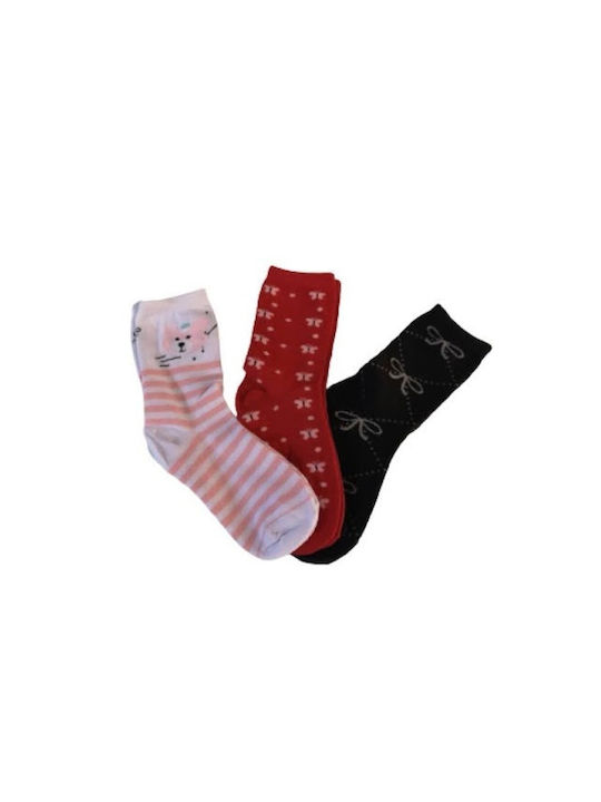 CHILDREN'S WINTER SOCKS FOR GIRLS 3PACK