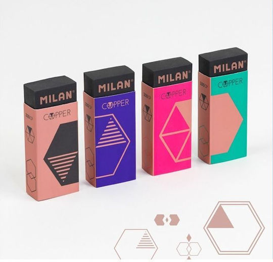 Milan Eraser for Pencil and Pen (Μiscellaneous colours) 1pcs
