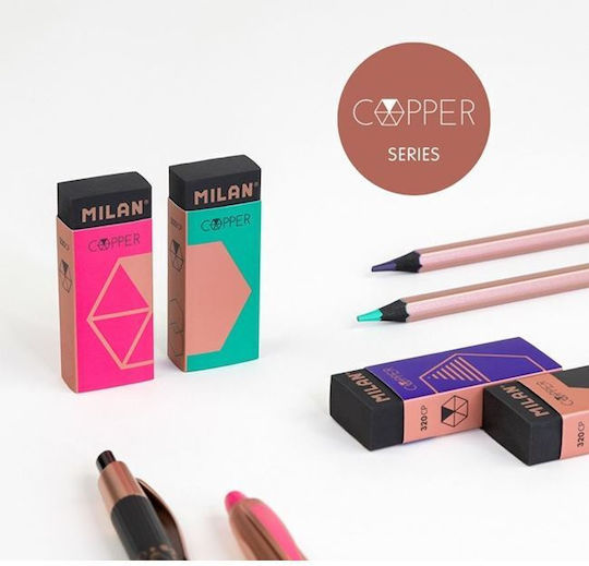 Milan Eraser for Pencil and Pen (Μiscellaneous colours) 1pcs
