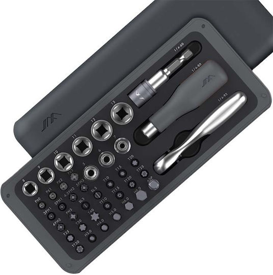 Jimi Home Ratschen- & Steckschlüssel-Sets 1\4" 41Stück