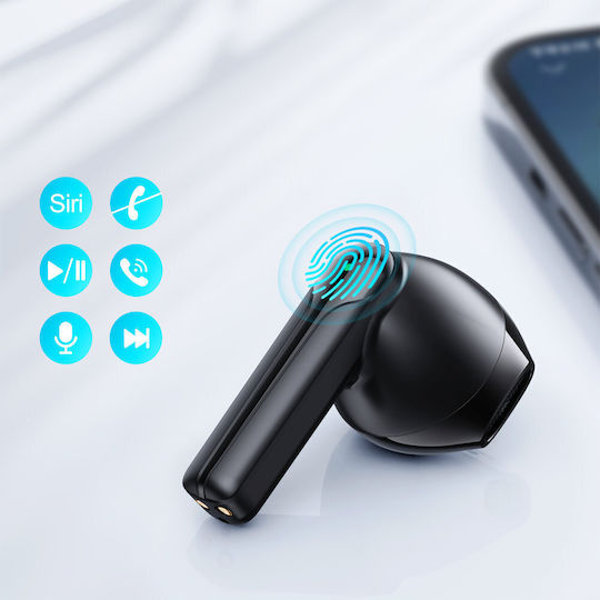 Joyroom JR-TL11 Earbud Bluetooth Handsfree Earphones with Sweat Resistance and Charging Case Black