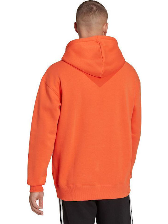 adidas Essentials FeelVivid Φούτερ Πορτοκαλί με Κουκούλα