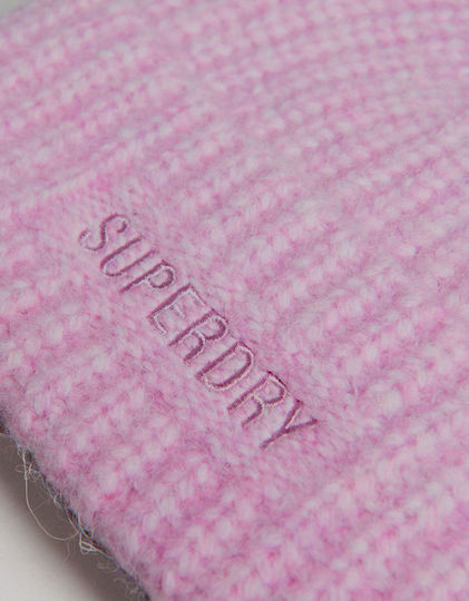 Beanie Frauen Beanie Gestrickt Lilac Marl
