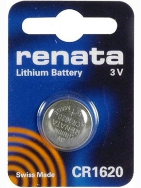 Renata Μπαταρίες Λιθίου Ρολογιών CR1620 3V 10τμχ