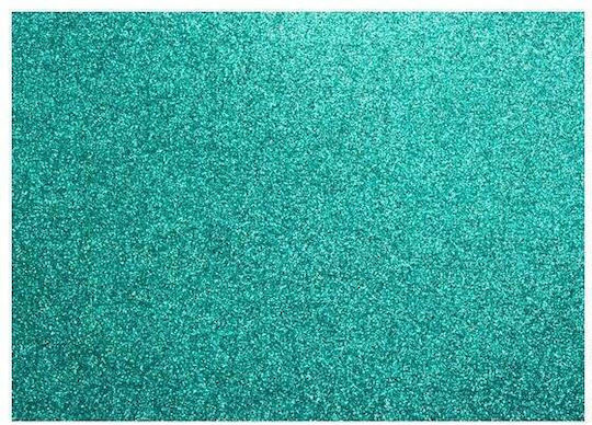 Kangaro Χαρτόνι Κανσόν Glitter 50x70εκ. Τιρκουάζ