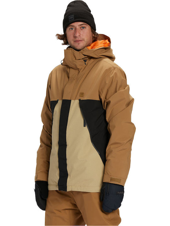 Billabong A/DIV Expedition F6JM22BIF2-0174 Ανδρικό Μπουφάν για Σκι & Snowboard Dune