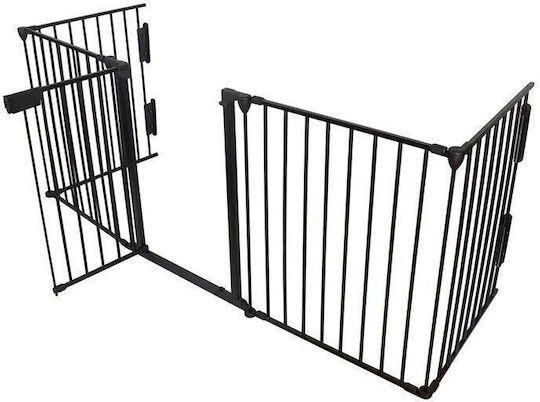 Hauck Security Door made of Metal in Black Color 300εκ. 1pcs