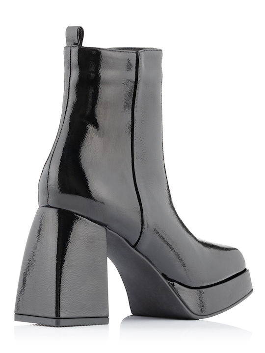 Ghete Dama Ankle Boots din Lac Negru