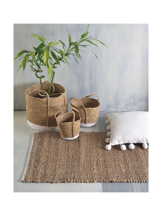 Rythmos Nedra Rug Rectangular Summer from Jute Natural