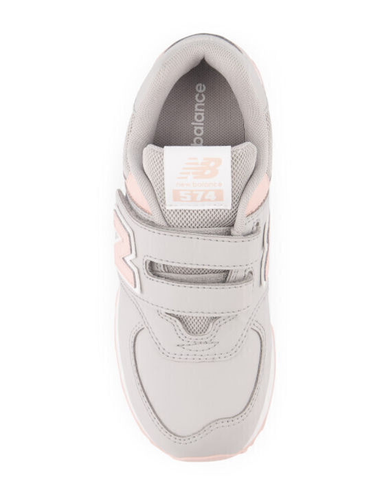 574 Classic 574 Kids Sneakers with Scratch Gray